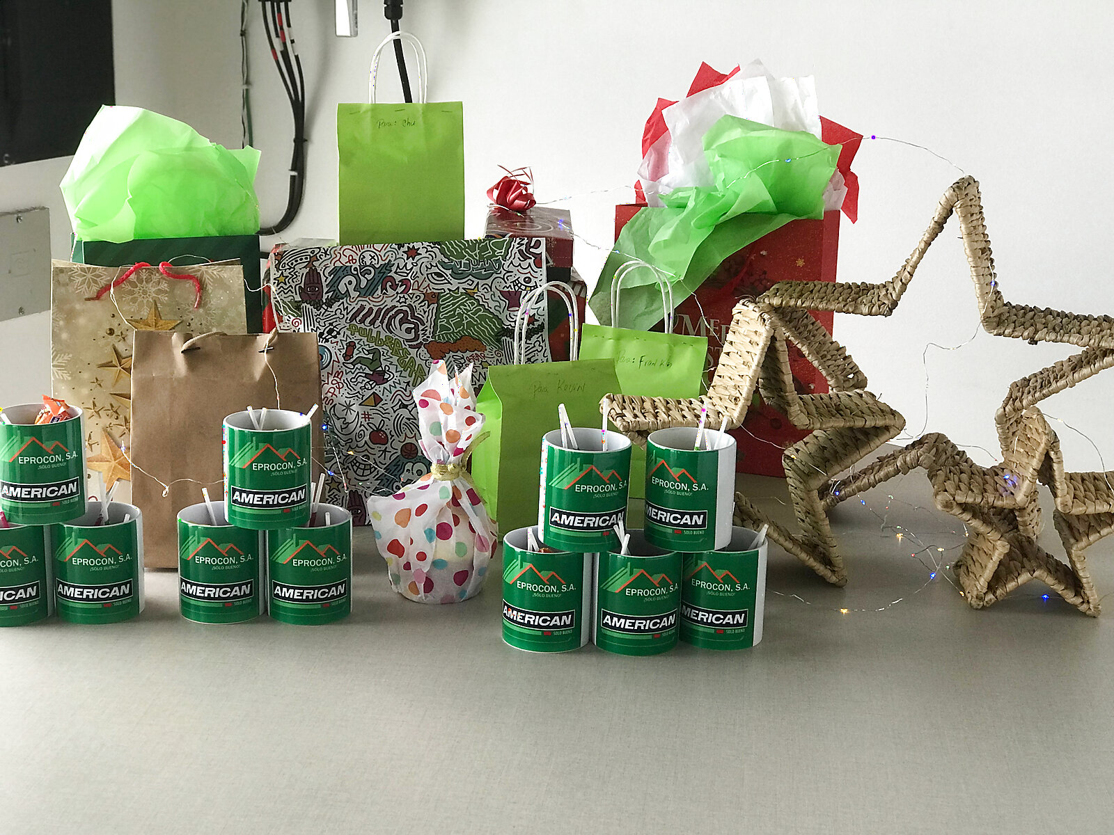Detalles navideños del equipo EPROCON