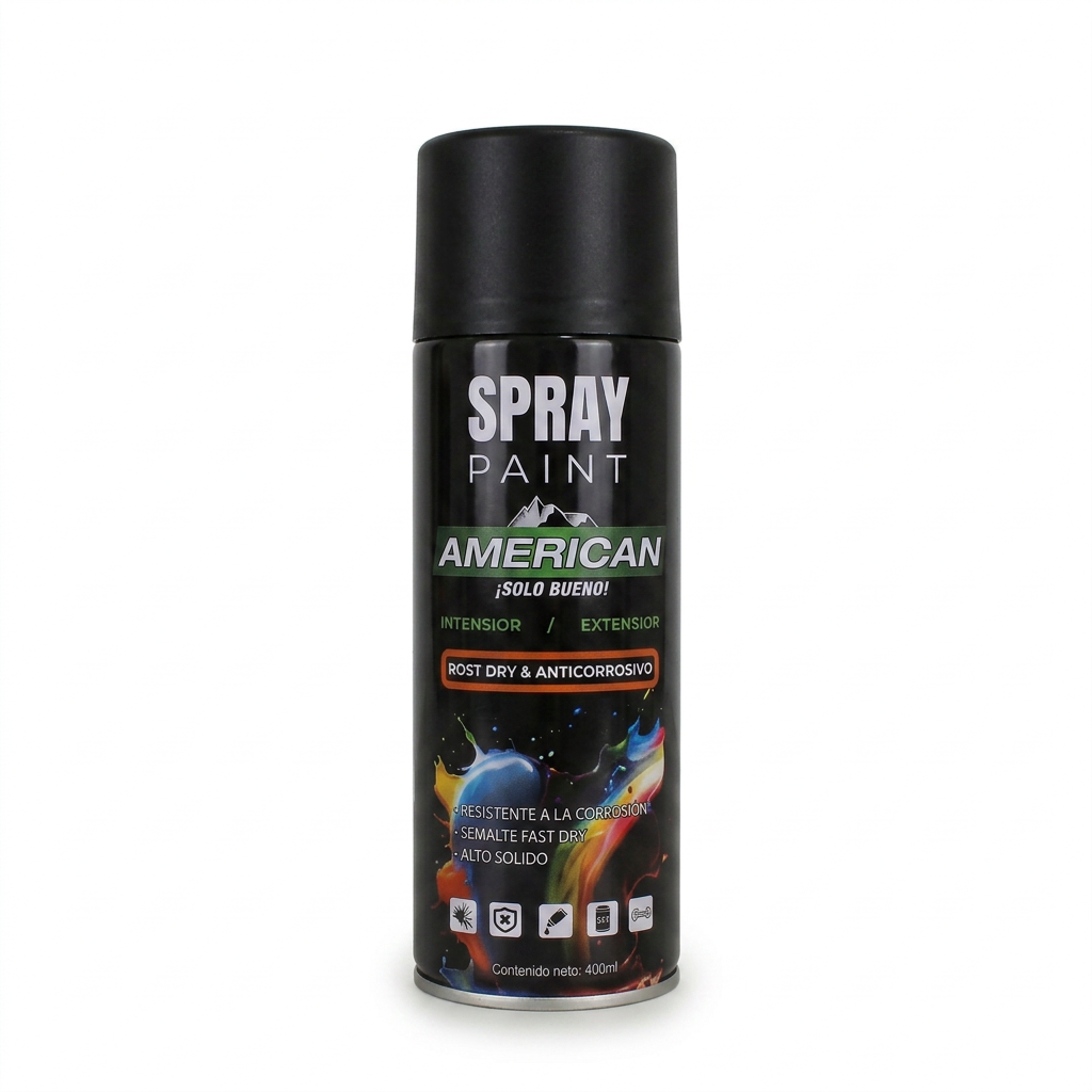 Spray Negro Alta Temperatura